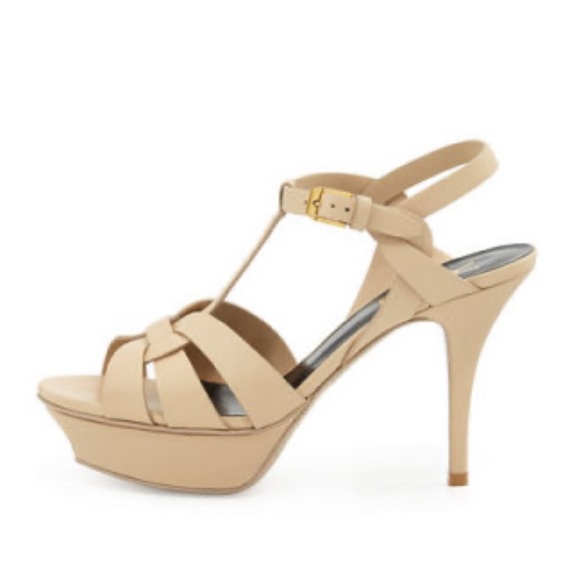 Saint Laurent tribute leather 75mm sandals NWB - Picture 2 of 4